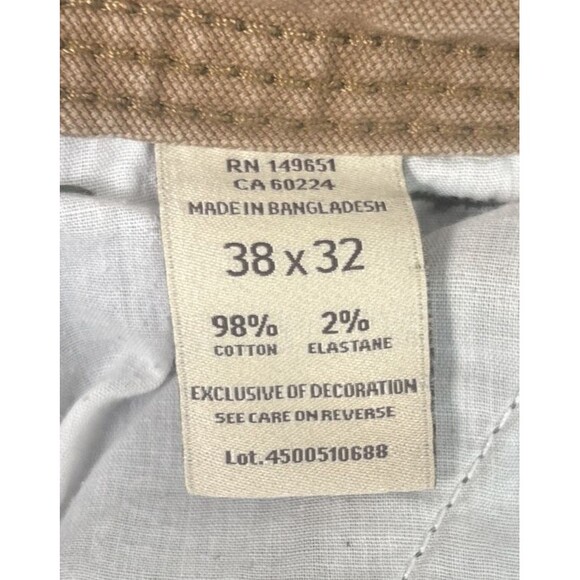 Legendary Outfitters Canvas Pant Men's 38x32 Relaxed Fit Green Cargo Work - Picture 4 of 10